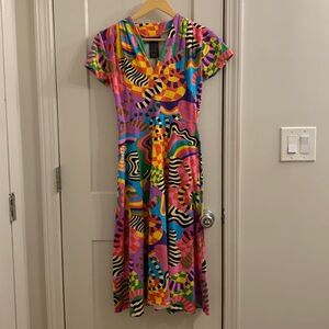 Nooworks Greta Dress in Party Time (xs)